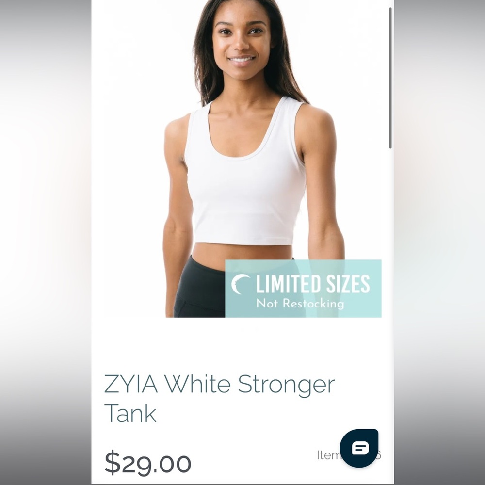Neat ZYIA stronger tank - white